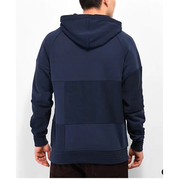 Zumiez Cookies Back To Back Navy Blue Hoodie Men Size Medium - Picture 2 of 8